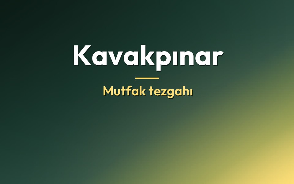 Kavakpınar Mutfak tezgahı