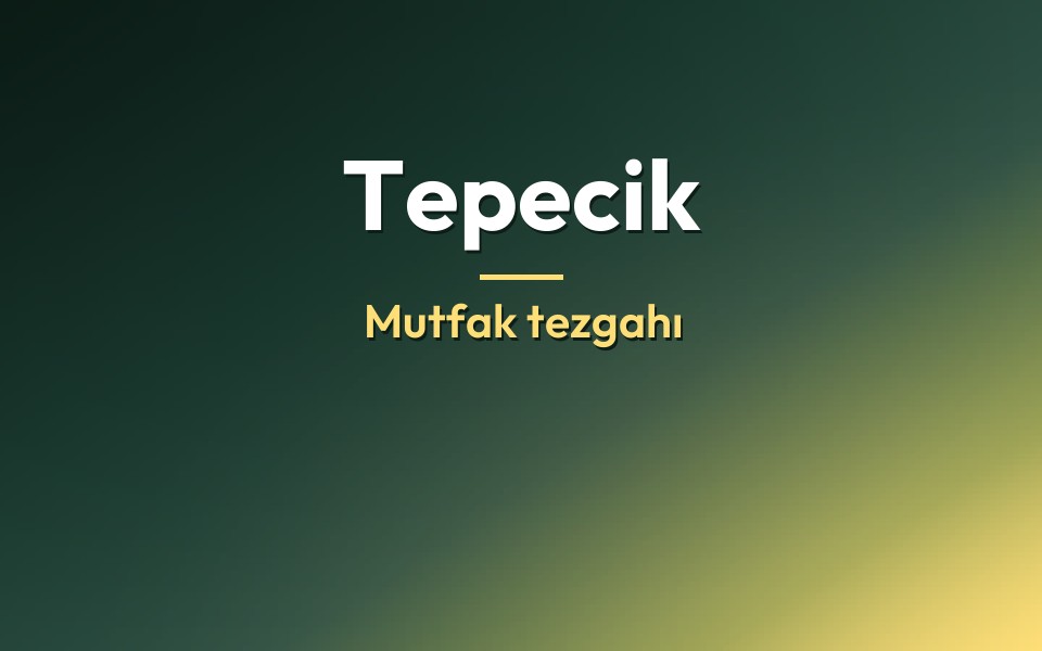 Tepecik Mutfak tezgahı